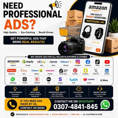 agr kisi ko apny brand ya product ka lia add bnwany hon to contact kry