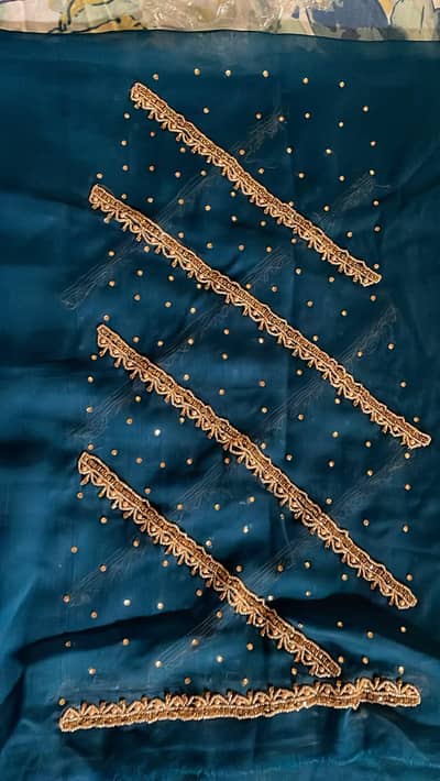Unstiched bridal saree