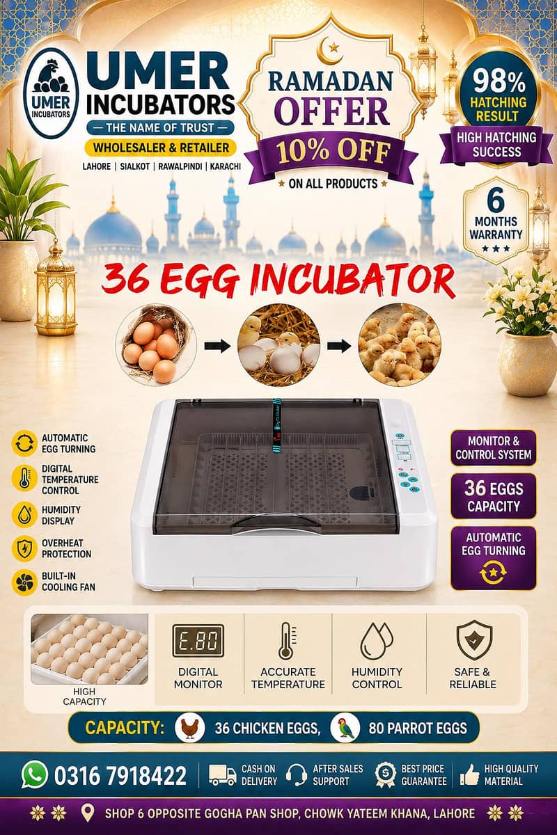 Automatic Egg Incubator | Egg Hatching Machine | Incubator | Brooder 6