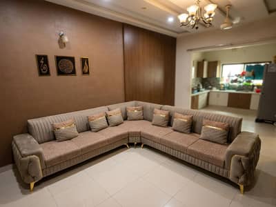 L SHAPE SOFA FOR 10 MARLA HOUSE HUGE SIZE