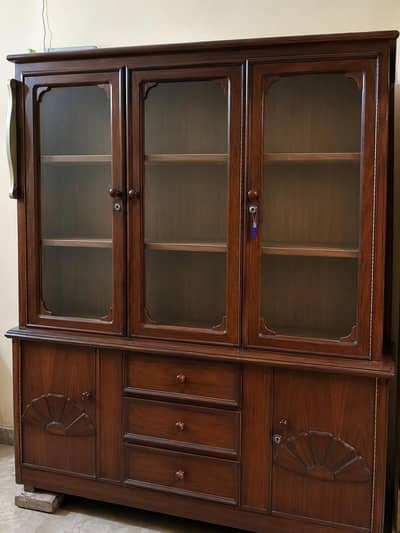 Wooden Crockery Cabinet / Showcase for Sale
