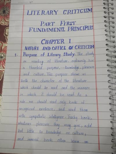 Assignment work