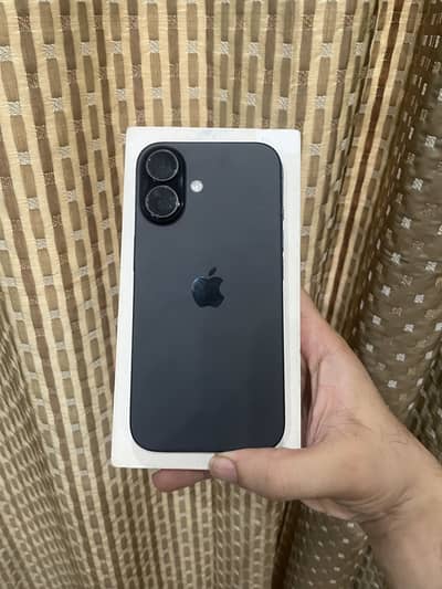 Apple iPhone 16 128gb with box black colour!!!