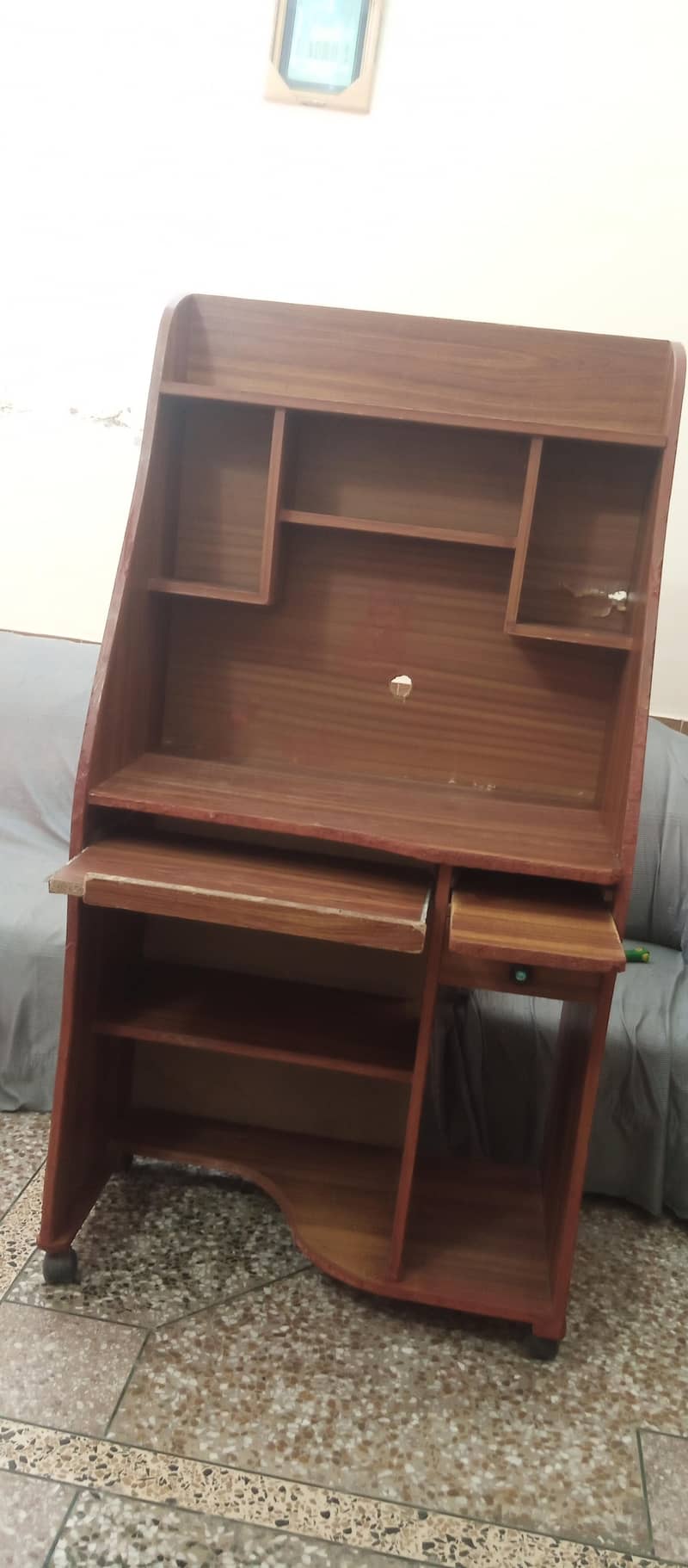 Solid Wooden Study Desk | Computer Table | Good Condition 1