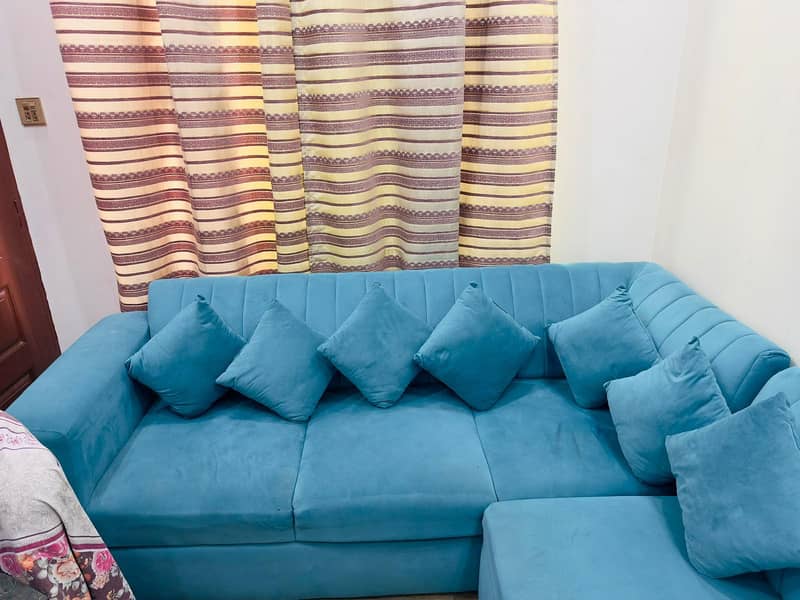 L shape sofa Good condition 1