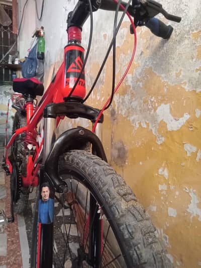 Sumac brand Printed frame 25 inches 10 gear cycle. Good condition