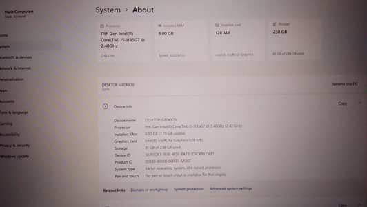 best laptop Lenovo i5 11 gen graphics 128gb 64 bit operating x64 based