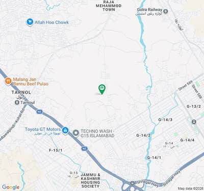 40-80 = 14 Marla Plot For Sale in F-14/1 Islamabad