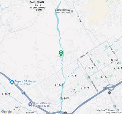 40-80 = 14 Marla Plot For Sale in F-14/4 Islamabad