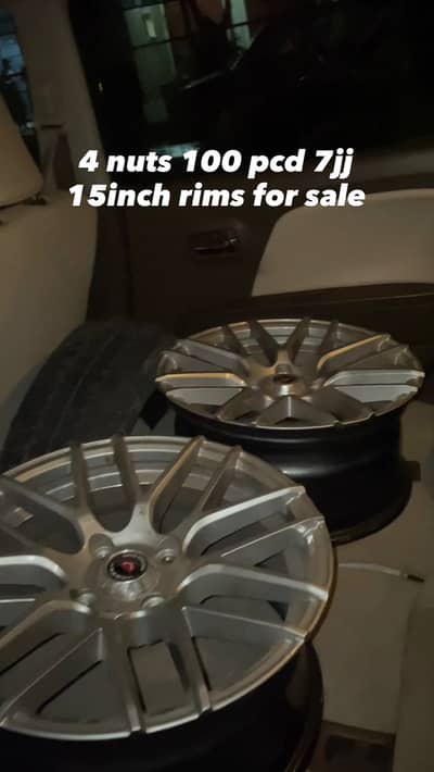 JOSSEN RIMS FOR SALE MULTI SPOKE 7jj 15 inch 100pcd