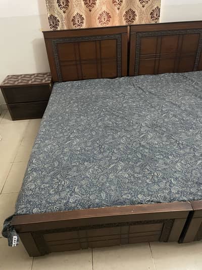 2 single beds for sale on urgent basis,