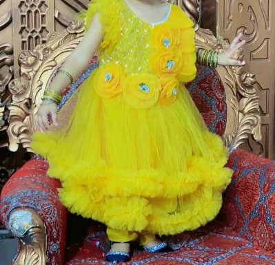 yellow frock