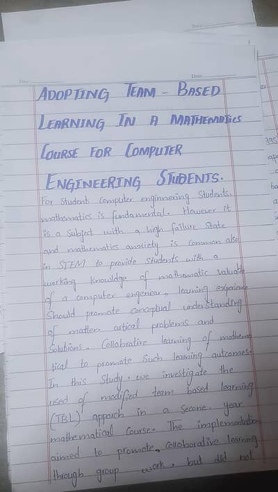 Assignment writing