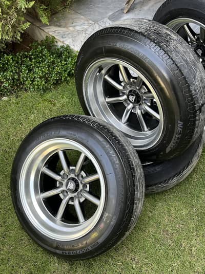 ORIGINAL WATANABE 14” RIMS DOUBLE PCD