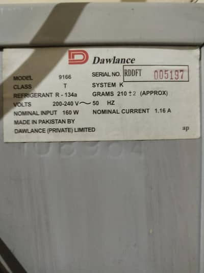 dawlance refrigerator