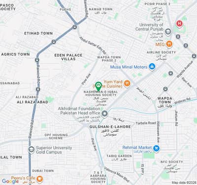 1 KANAL RESIDENTIAL PLOT AVAILABLE FOR SALE IN NASHEMAN E IQBAL PHASE 1 NEAR JOHAR TOWN
