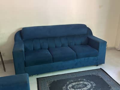 3 seater Full velvet sofa set