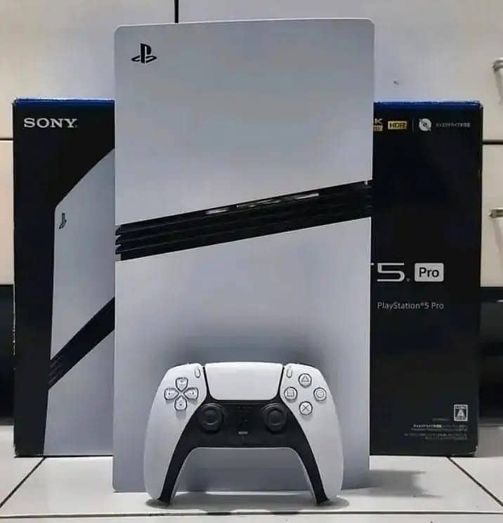 PS5 Pro 2tb With Disc Drive & 2 Controlars With Complete Box 0