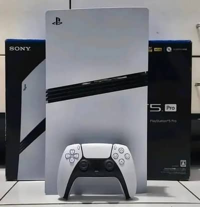 PS5 Pro 2tb With Disc Drive & 2 Controlars With Complete Box