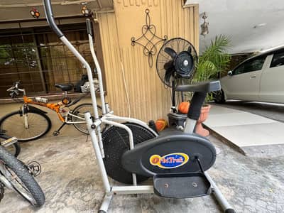OrbiTrek 2-in-1 Dual-Action Elliptical & Exercise Bike Hybrid