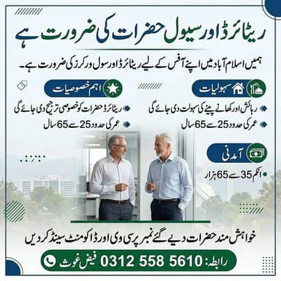 hiring staff in Islamabad office