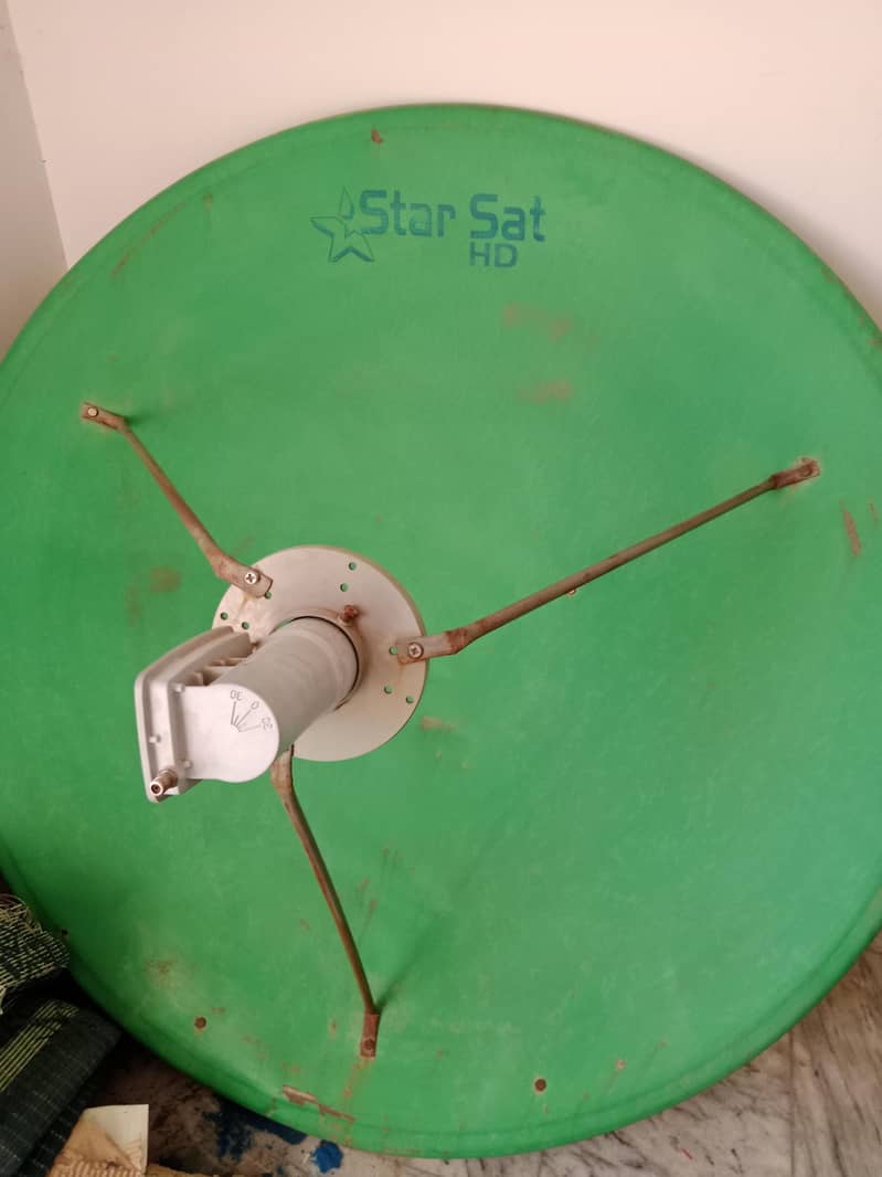 Dish with receiver 1