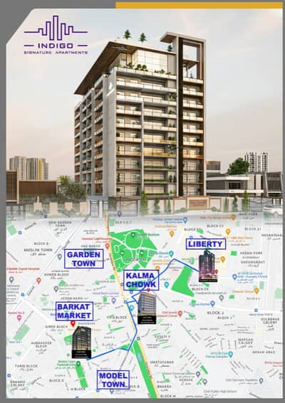 1 Bed Apartment In Garden Town On Installments