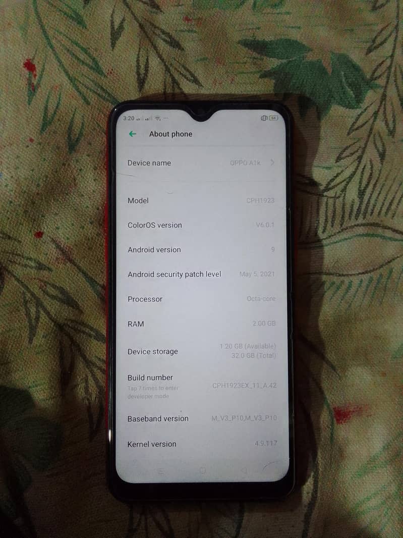 OPPO A1k 6