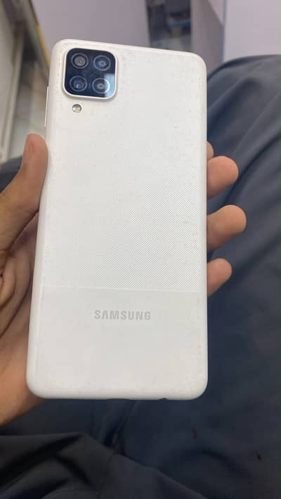 Samsung A12 with box Total Origianl Mobile , No open , No repair