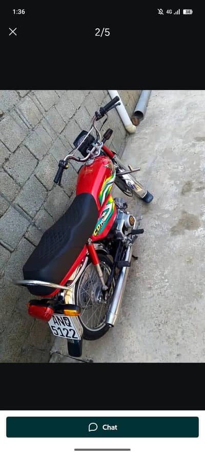 Honda CD 70 bike urgent sale karna ha