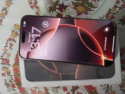 Apple iPhone 16 Pro Max -JV- GB 256- Under Warrenty Till Sept