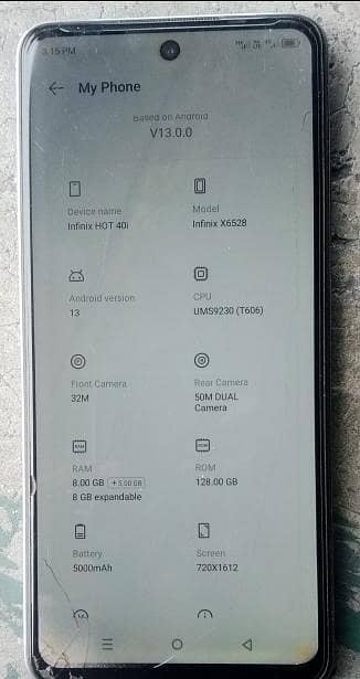 Infinix Hot 40i