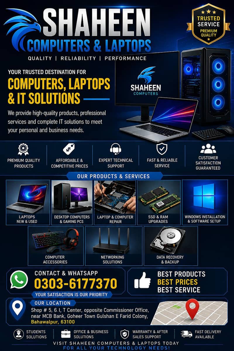 SHAHEEN COMPUTERS & LAPTOPS 0