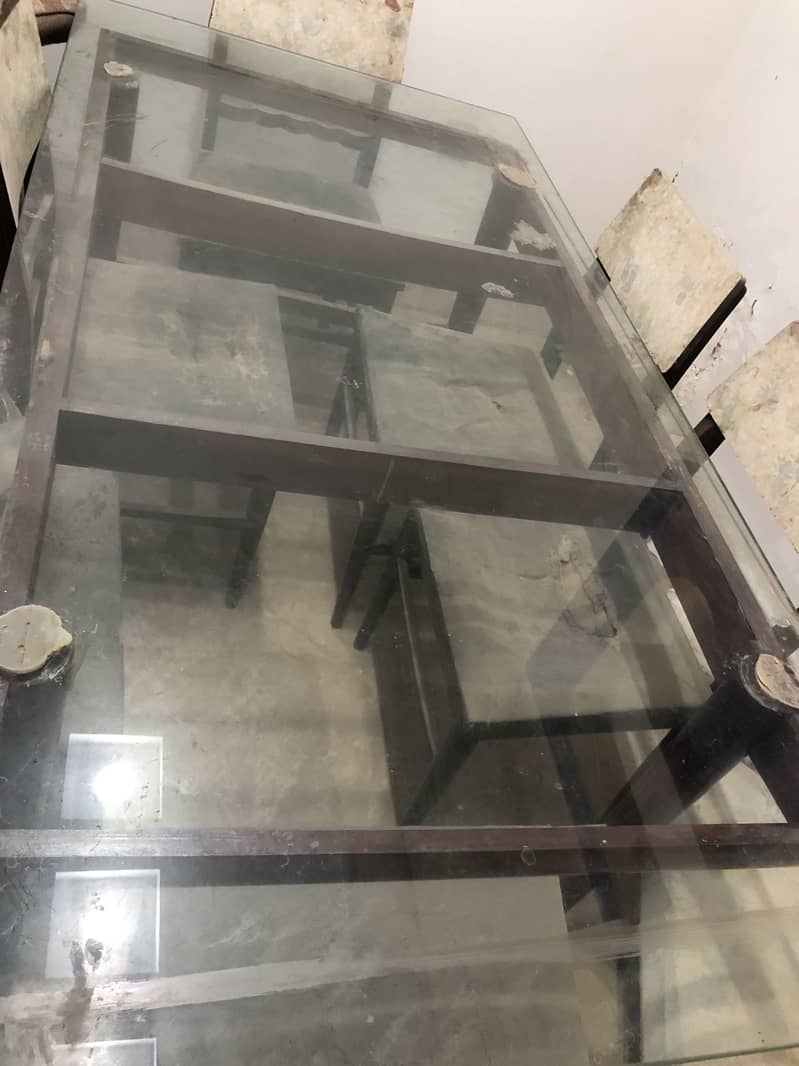 Glass dining table 0