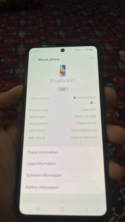 Samsung Mobile A51 6/128