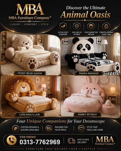 kids Animal bed for sale