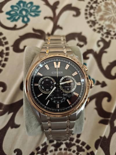 Citizen titanium solar  chronograph (AT2344-57E)