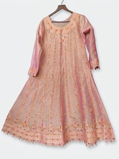 3 piece frock with 3 gaz dupata 10/10 quality