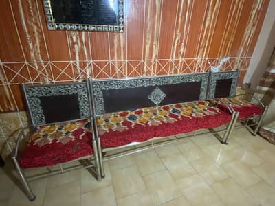 iron sofa set 5 seater