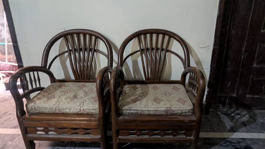 Wooden Sofa Set, strong wood