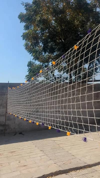 Premium Volleyball Net Handmade Heavy Duty 20 fet cash on delivery