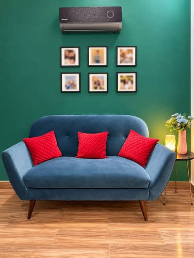 modern design two seater spacious sofa