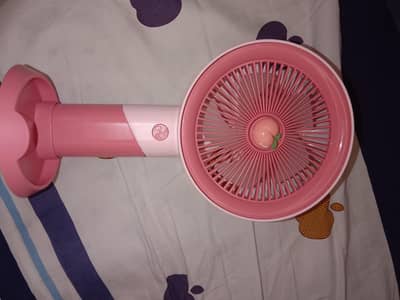 Portable Rechargeable Mini Desk Fan – USB Charging | 3 Speed