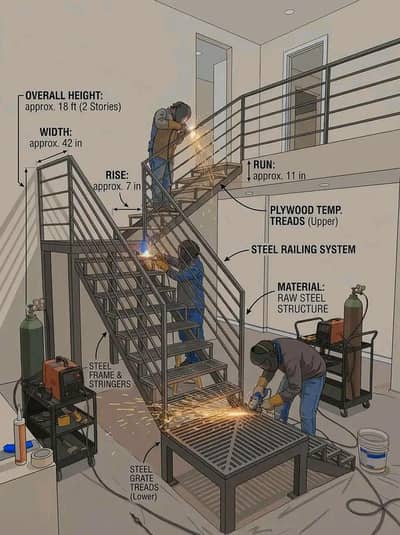 welding repairing work