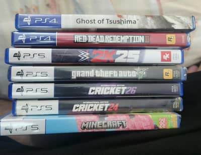 PS5 & PS4 Games | GTA 5, Minecraft, WWE 2K25, Cricket 26 & more