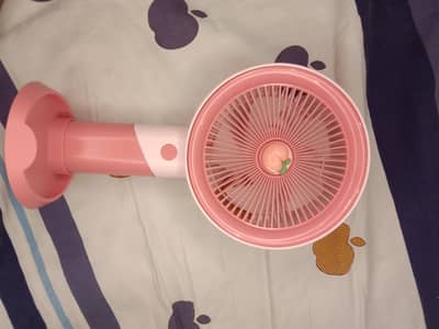 Portable Rechargeable Mini Desk Fan – USB Charging | 3 Speed