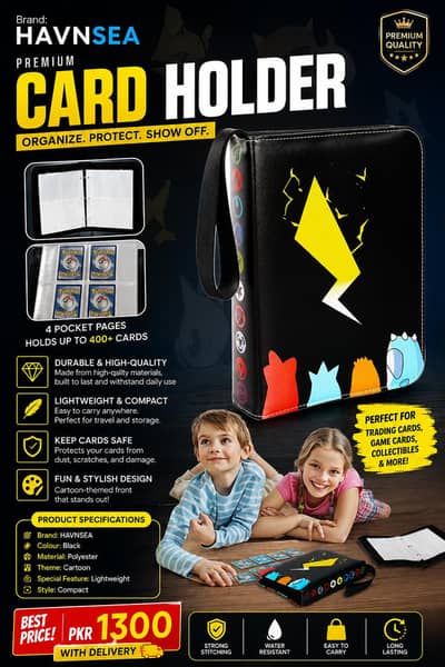 Premium Pokemon Trading Card Binder – Brand: HAVNSEA