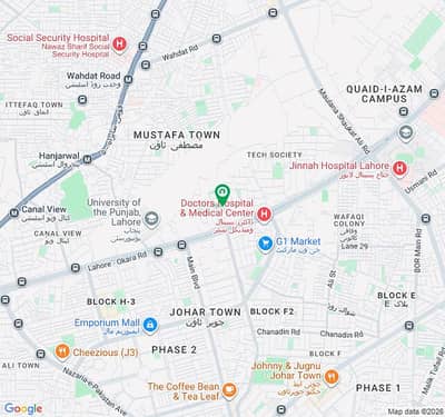 1 Kanal residential plot in Pcsir ph 2 near park masjid and market