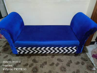 2 puffy with Dewan sofa