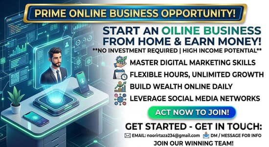 Work From Home - Online Marketing Opportunity (Zero Investment)